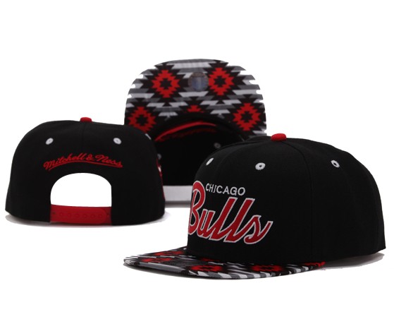 NBA Chicago Bulls M&N Snapback Hat id32
